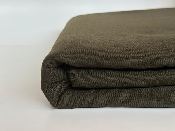 OLIVE GREEN WOOLEN KHADDAR UNSTITCHED KAMEEZ SHALWAR FABRIC